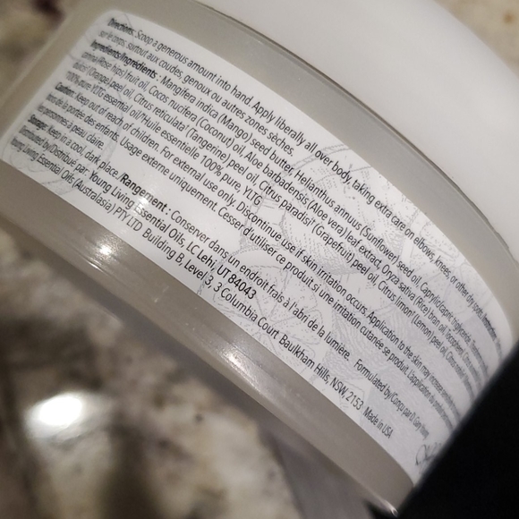 YL Coconut Lime Replenishing Body Butter 2.82 oz - Picture 2 of 3